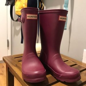 Hunter rain boots